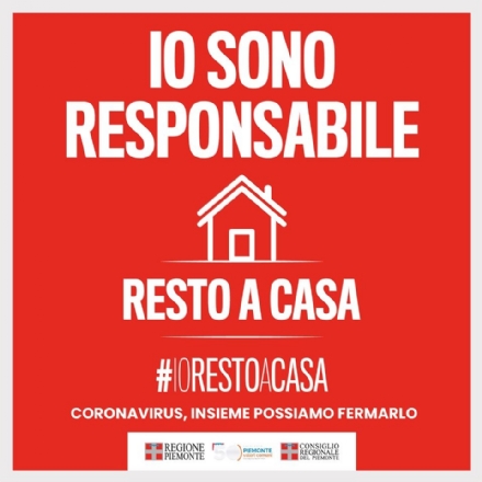 CORONAVIRUS - 115 casi positivi fra Torino e provincia: parte la campagna #iorestoacasa