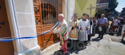 VENARIA ALTESSANO - Dopo il restauro, riapre la cappella di San Rocco - FOTO