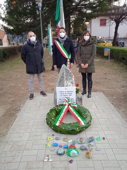 ALPIGNANO - Inaugurato in via Mazzini il «Giardino Vittime delle Foibe»