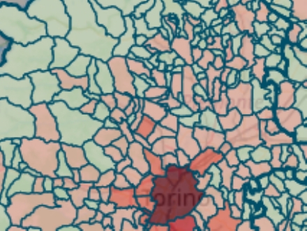 MAPPA CORONAVIRUS - Aumentano i positivi: 18 a Borgaro, 29 a Venaria, 79 a Collegno, 33 a Rivoli