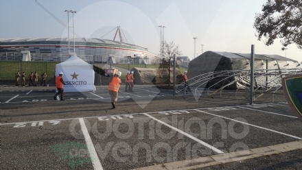 TORINO-VENARIA - Tamponi rapidi nel parcheggio dello stadio della Juve: si parte da sabato 14
