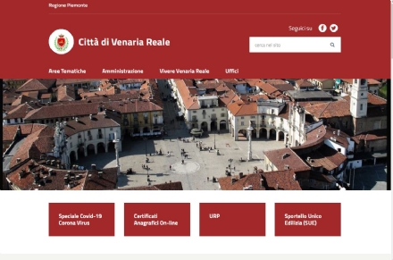 VENARIA - Comune sempre più al passo con i tempi: nuovo sito internet, sbarca l'app Municipium