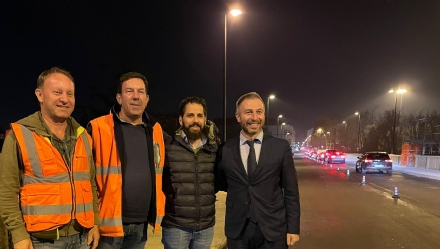 ALPIGNANO - Il Ponte Nuovo ha riaperto i battenti: a breve le barriere anti caduta - FOTO