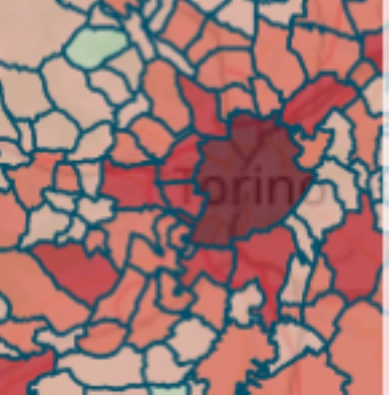 MAPPA CORONAVIRUS - I positivi nella nostra zona sono 994