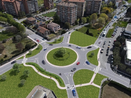 RIVOLI - Per velocizzare i lavori della maxi rotatoria, chiusa una parte di via Bruno: LE MODIFICHE ALLA VIABILITà