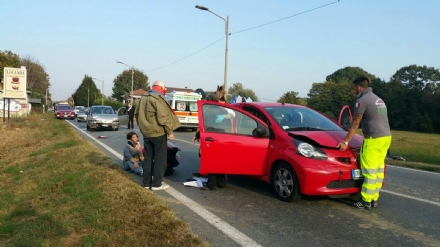 ROBASSOMERO/CIRIE' - Doppio incidente stradale: sei persone, tra cui un bambino, in ospedale