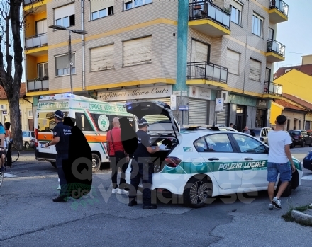 INCIDENTE A VENARIA - Scontro auto-bici: 13enne finisce in ospedale - FOTO