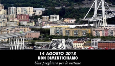 RIVOLI - Tragedia del Ponte Morandi, Adduce: &quot;Non bisogna dimenticare&quot;