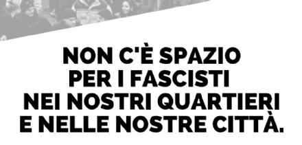 VENARIA - «No ai fascisti nei quartieri e nelle città»: sabato mattina sit-in piazza Vittorio
