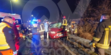 CASELLE - Ennesimo incidente stradale lungo la provinciale: due feriti, uno grave - FOTO