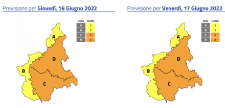 ALLARME CALDO E OZONO - Da domani due giorni con temperature molto elevate