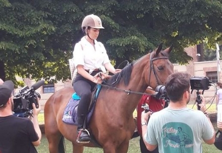 VENARIA - In Mandria le riprese della serie tv su Georgina Rodriguez, compagna di Cristiano Ronaldo