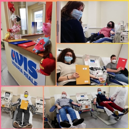 VENARIA - Domenica 21 febbraio nuova donazione di sangue intero all'Avis