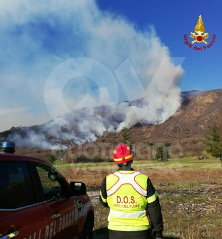 A FUOCO IL MUSINE' - Pompieri ancora in azione: potrebbe essere un atto doloso - FOTO