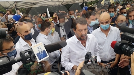 MATTEO SALVINI A VENARIA - «Tumminello è acqua passata: pensiamo al futuro della città» - FOTO