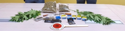 RIVOLI - Marijuana in auto e in casa: due rivolesi di 27 e 39 anni finiscono in manette