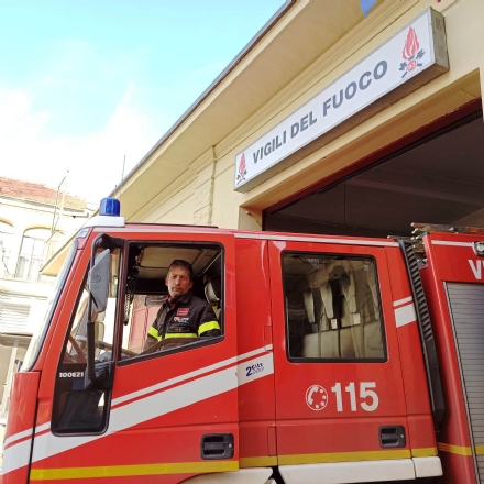 GRUGLIASCO - Francesco Cravero nuovo capo distaccamento dei vigili del fuoco - FOTO
