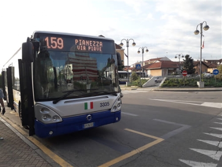 VENARIA-DRUENTO-SAN GILLIO-PIANEZZA - Dopo i disagi, partenza anticipata del bus «159»