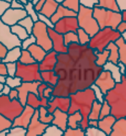 MAPPA CORONAVIRUS - Aumentano i casi in sei Comuni. Venaria vicina ai 130 casi