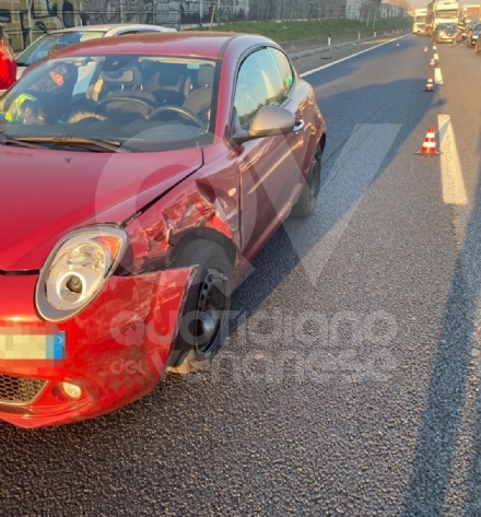 COLLEGNO-RIVOLI - Scontro in tangenziale: feriti e forti rallentamenti in direzione sud FOTO