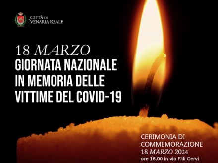 VENARIA - Oggi la Città in via Cervi ricorda le vittime del Covid