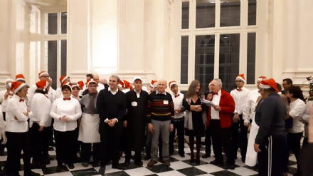 VENARIA - 420 partecipanti alla «Cena della solidarietà e della fratellanza» alla Reggia - FOTO
