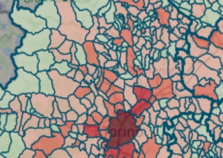 VIRUS - I POSITIVI NEI COMUNI: In calo o stabili in quasi tutte le città. Rivoli ancora sopra i 100
