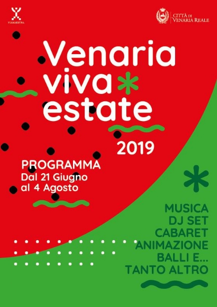 VENARIA - Torna il «Venaria Viva Estate»: 28 giorni di musica, cabaret e intrattenimento