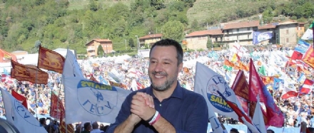 RIVOLI - Domani al mercato di piazza Martiri arriva il leader della Lega, Matteo Salvini