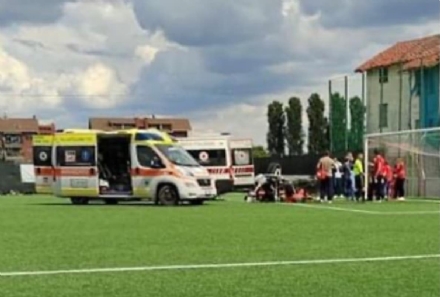 MAPPANO-DRUENTO - Paura in Mappanese-Druentina: calciatore sviene dopo uno scontro di gioco - FOTO