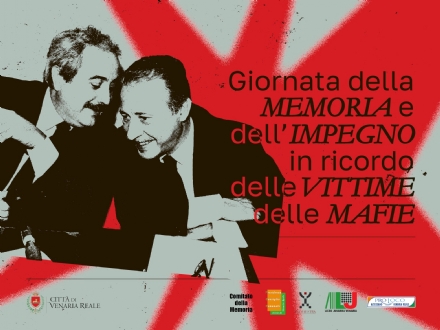 VENARIA - Domani la Città ricorda le vittime di tutte le mafie