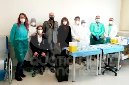 VENARIA - Partite le vaccinazioni «anti Covid» tra gli over 80 al Polo Sanitario