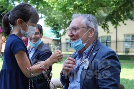 COLLEGNO-GRUGLIASCO - I bambini dei centri estivi hanno ringraziato i medici dell'Asl To3 - FOTO