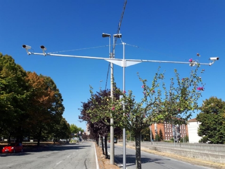 VENARIA - Sicurezza e G7: installati in città i primi tre varchi elettronici
