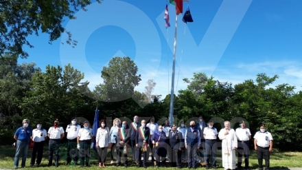 VENARIA - La bandiera dei marinai torna a sventolare nel cielo della Reale - FOTO