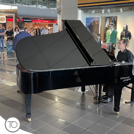 TORINO-CASELLE - «Festa della Musica», in aeroporto l'esibizione dei Solisti del Regio Ensemble - FOTO