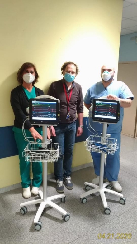 RIVOLI - La Azimut Capital Management dona due monitor multiparametrici al pronto soccorso