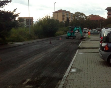 VENARIA - Iniziati i lavori di rifacimento delle strade dopo la posa della fibra ottica