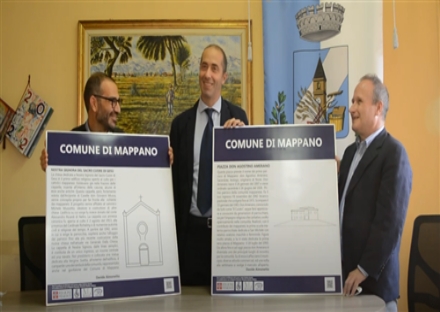 MAPPANO - L'Apri consegna i pannelli tattili turistici per le persone ipovedenti - FOTO