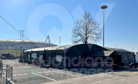 TORINO-VENARIA - Attivo il nuovo punto vaccinale dell'Allianz Stadium: oggi 100 dosi inoculate