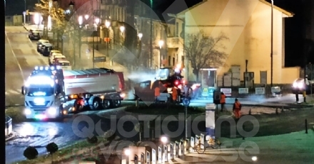 VENARIA - Con le asfaltature in corso Garibaldi e nel sottopasso Motrassino partiti i lavori in città