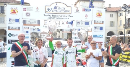 VENARIA - Jacopo Araldo e Lorena Boero hanno vinto il «Rally Città di Torino» - FOTO