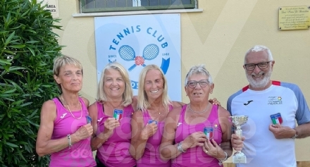 RIVOLI - Il Tennis Rivoli 2000 ancora Campione d'Italia nella categoria «Ladies 70»