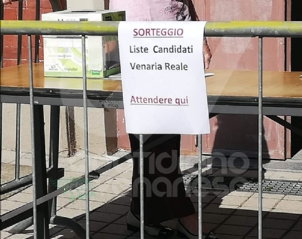 VENARIA ELEZIONI AMMINISTRATIVE 2020 - Sorteggiato il tabellone elettorale