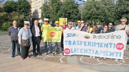 VENARIA - Al Giro d'Italia la protesta dei lavoratori Italia On Line