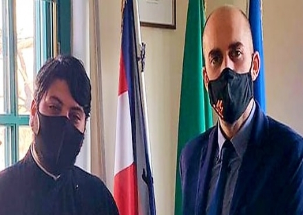 VENARIA - Il sindaco Fabio Giulivi incontra la comunità ortodossa rumena