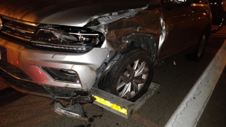 RIVOLI - Tamponamento fra tre auto in tangenziale: code chilometriche