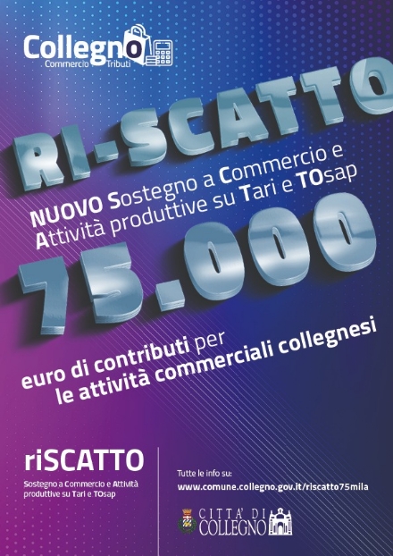 COLLEGNO - «Ri-Scatto»: 75mila euro per ristorazione, strutture ricettive, servizi alla persona