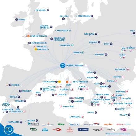 TORINO-CASELLE - La stagione estiva dell'aeroporto: nuovi voli per Marocco, Isole Canarie, Francia, Polonia, Spagna, Macedonia del Nord