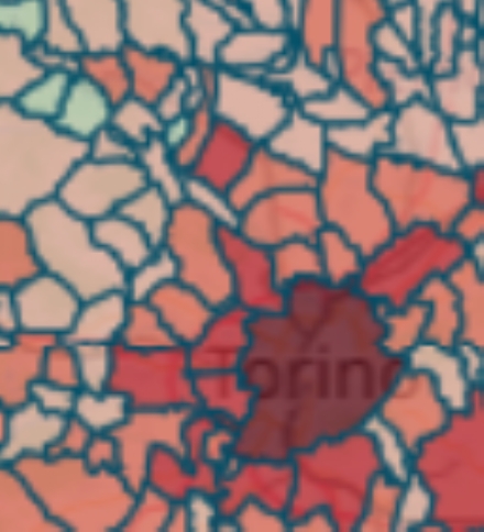 MAPPA CORONAVIRUS - Aumentano i casi a Borgaro, Druento, Grugliasco e Pianezza